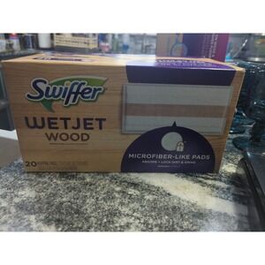 Swiffer Wet Jet Wood Mopping Pads Refill Opened Box 18 Pads